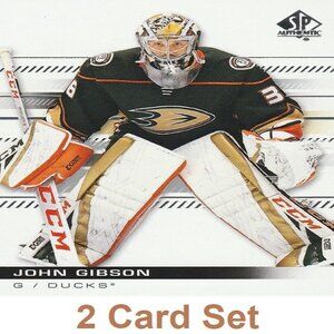 John Gibson Hockey Card Collection